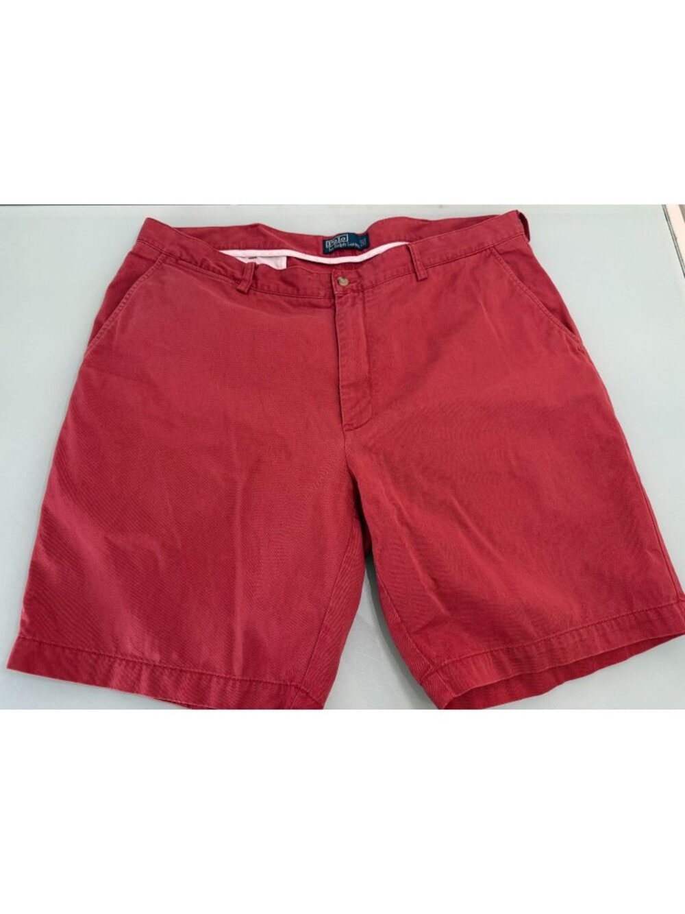 Vintage Polo Ralph Lauren Shorts Mens 42 Chino Red 90's Y2K Preppy